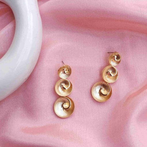Anti Tarnish gold plated earrings