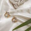 Flower Metallic Studs