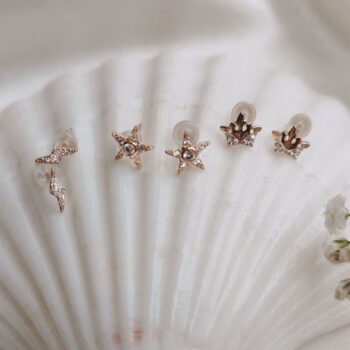 metallic studs