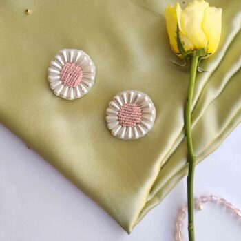 Sunflower Beaded Studs