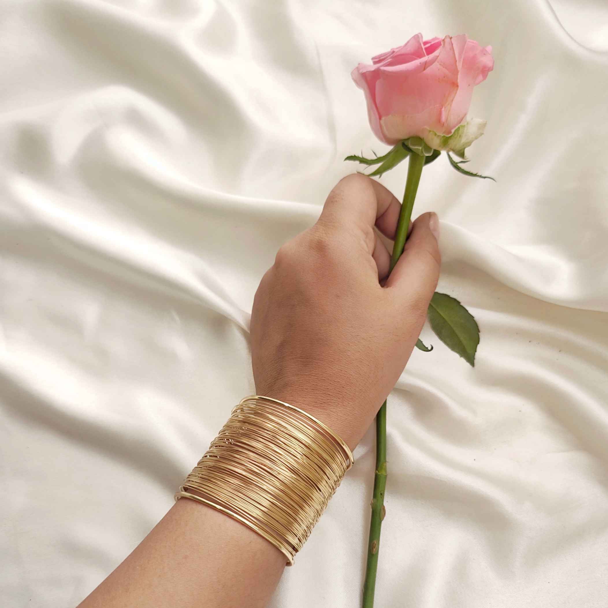 Cuff Bracelet Gold Plated