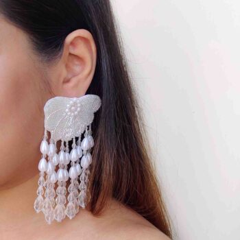 Pearl Beaded long Earrings