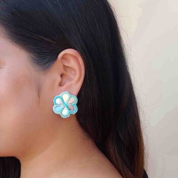 Mirror handmade earrings