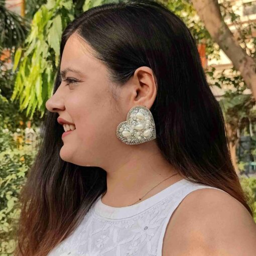 Pearl Beaded Earrings
