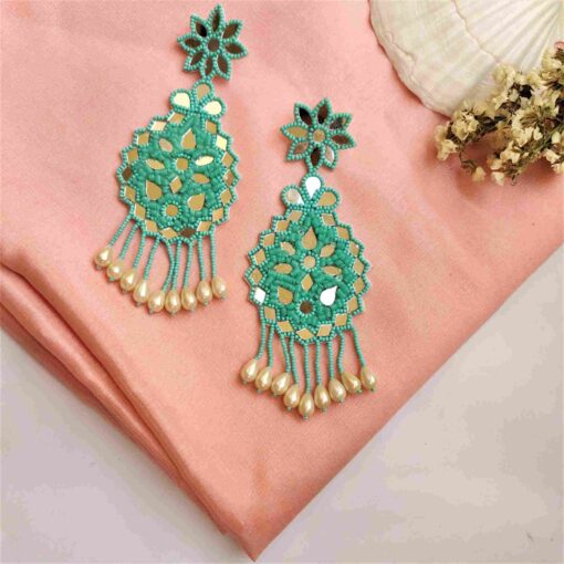 Bella Handmade Mirror Earrings